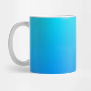 Aqua blue Ocean gradient Mug